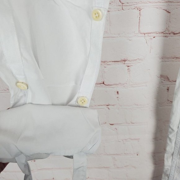 RLX Ralph Lauren Womens Convertible Pants S White Golf Hiking Pockets Drawstring - Picture 7 of 14